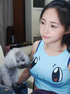 好色狗狗搞笑动态图片