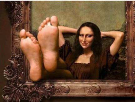 最新蒙娜丽莎PS恶搞图片