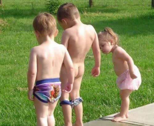 搞笑儿童图片之我看看