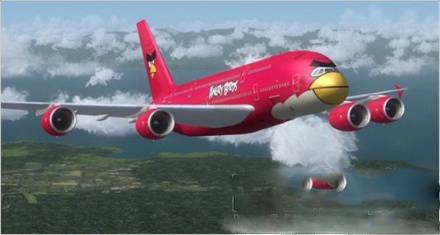 愤怒的灰机爆笑PS图片