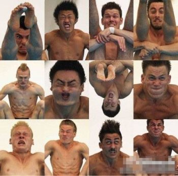 跳水明星糗事囧图片