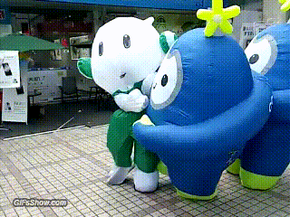 超搞笑打架gif动态图