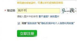 邪恶的验证码无节操图片