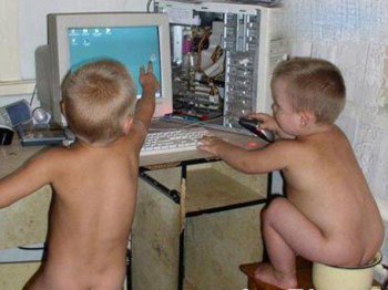 搞笑儿童图片之裸聊