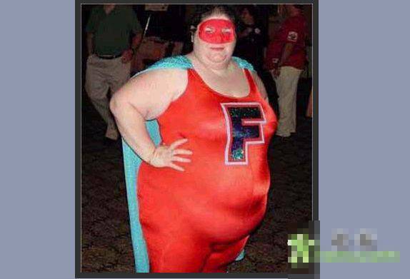 qq爆笑忘记了减肥的超人图片