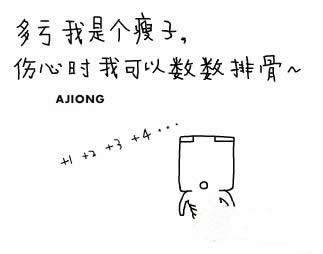 每日一囧爆笑图片之多亏我是个瘦子