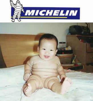 米其林代言人可爱搞笑儿童图片