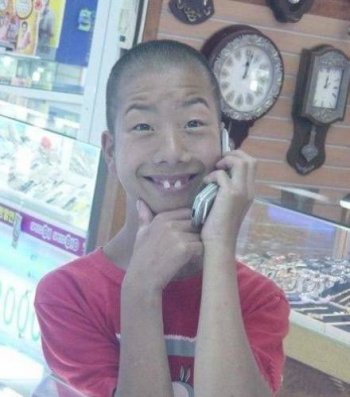 屌丝搞笑表情图之有喜感的微笑