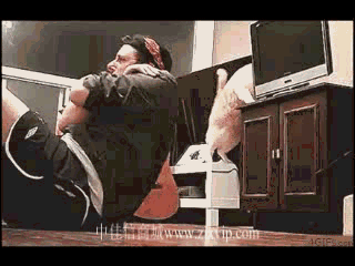 爆笑gif图之无妄之灾