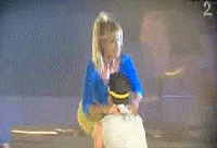 囧图爆笑gif动态图片之失手了