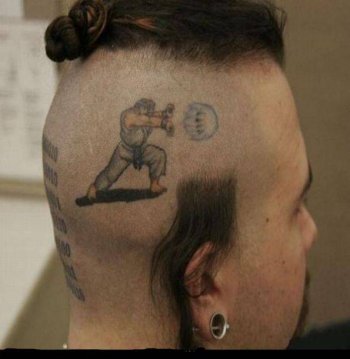 恶搞路人发型图片笑死人