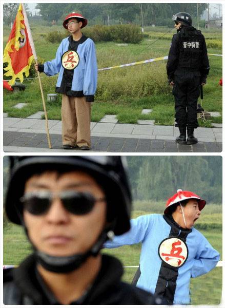 每日搞笑囧图之鲜明的反差