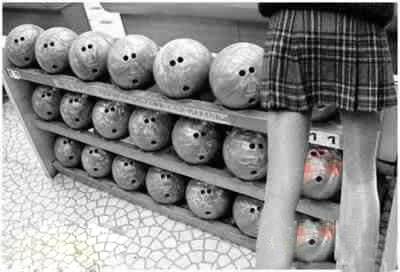 qq爆笑内涵图之保龄球也好色