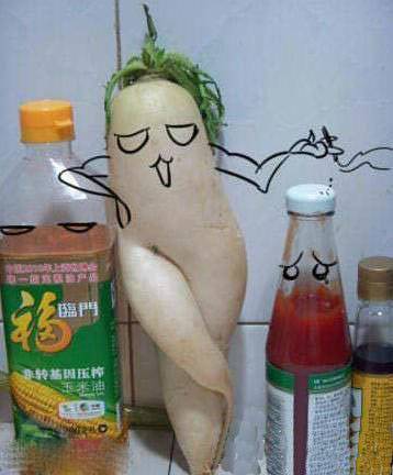恶搞ps图片之性感的萝卜