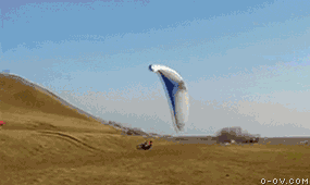 雷人gif动画之飞来横祸