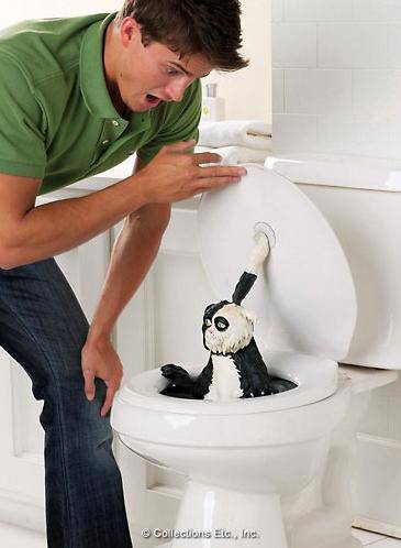 最最恶搞的趣图之打开马桶后？