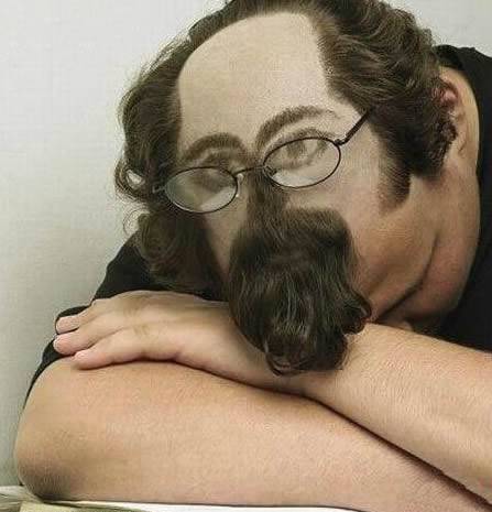 哈哈恶搞图片之各种搞怪发型