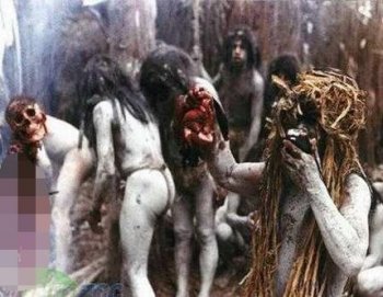 非洲食人族图片