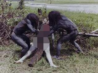 非洲食人族图片