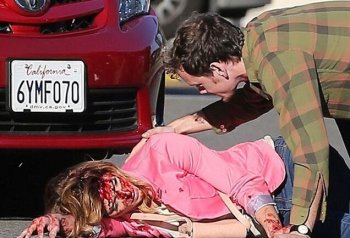 车祸现场图片吓死人