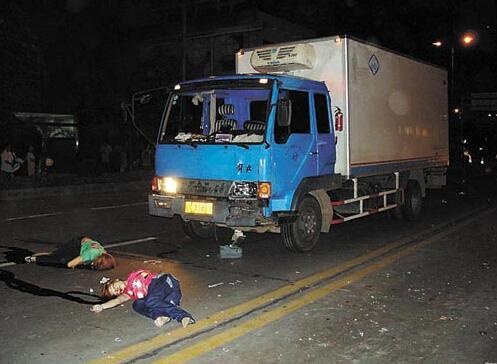 车祸现场图片吓死人