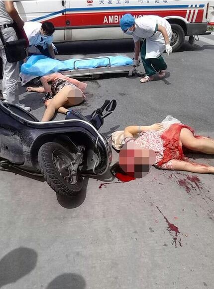 车祸现场图片吓死人