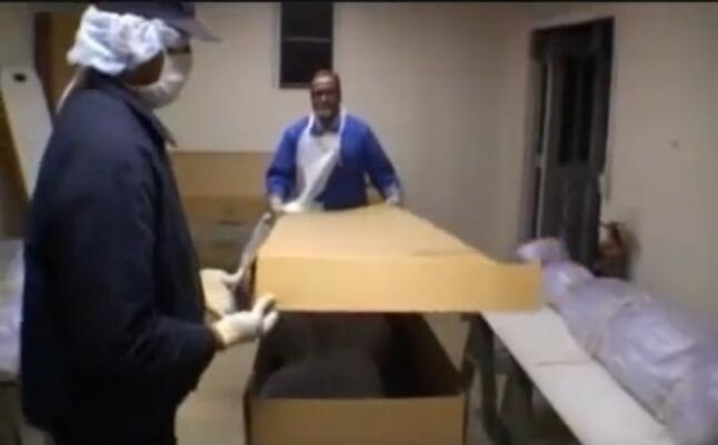 火葬场火化遗体真实过程