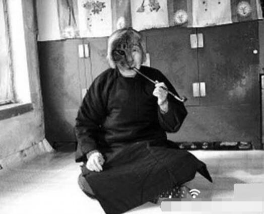 哈尔滨猫脸老太太图片