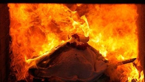 殡仪馆火化死人图片