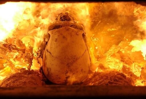 殡仪馆火化死人图片