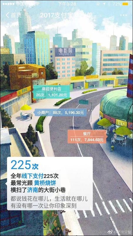 支付宝年度账单发布 网友：我为什么这么有钱？