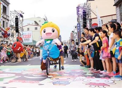 台湾锛偯蕊紓经济当道:吉祥物出没 吸睛又吸金(图)