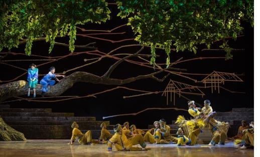 舞剧翩翩贺新年 《木楼古歌》海淀上演