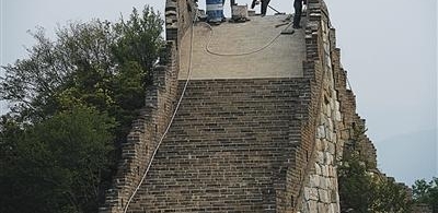 我在箭扣修长城