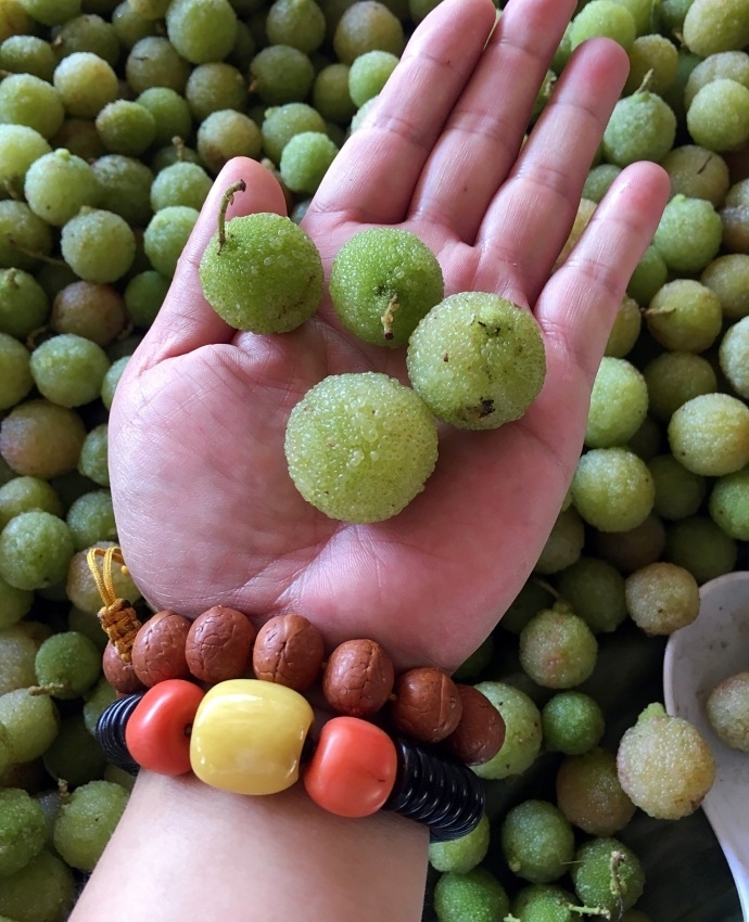 云南大山深处原汁原味的小集市 摆满了特色物品和小果子