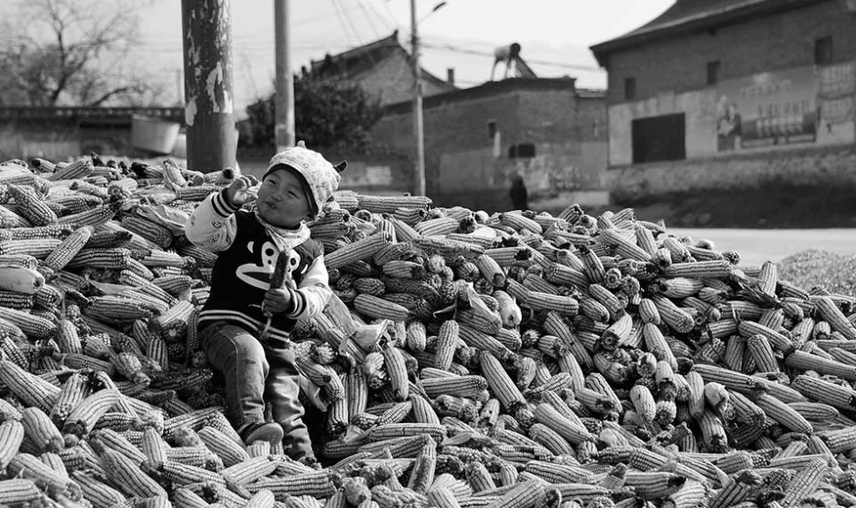 农村情最是难忘怀  组照晋西北采风 ——《村头》