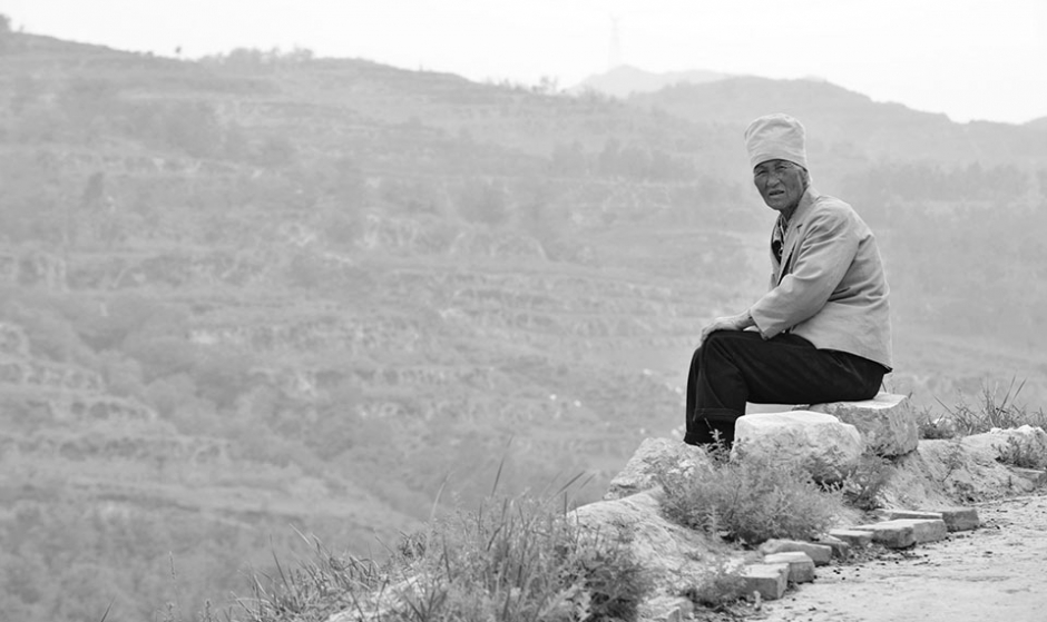 农村情最是难忘怀  组照晋西北采风 ——《村头》