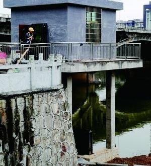 衡阳蒸水北堤节制闸已经完工 6月投入使用