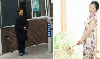 高校宿管阿姨集体换装