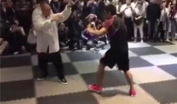 圈内人说太极拳师被格斗狂人KO：传统武术确实过于表演化