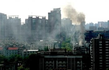 杭州十五家园小区居民楼发生火灾 一人遇难