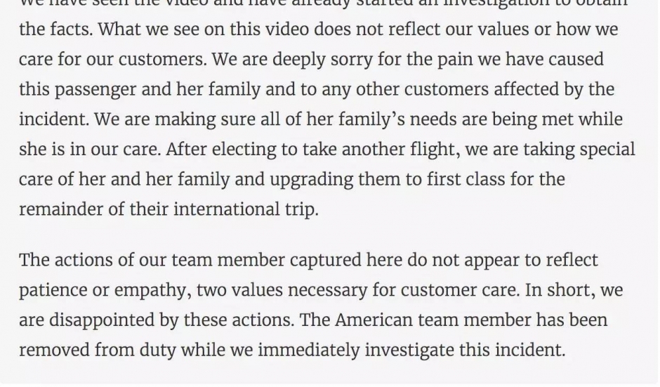 美联航CEO刚下台，美国航空又爆暴力对待乘客事件，已刷屏美国