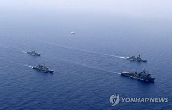 韩美日英联合军演 清海部队表示将致力于扫荡索马里海盗