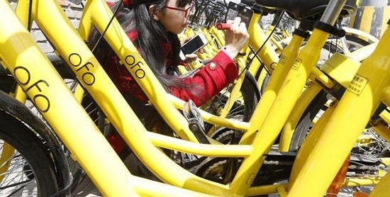 共享单车频遭破坏 90后女生手绘修补车牌