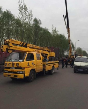 大车司机避让车撞到路边树, 看看司机下车做了什么