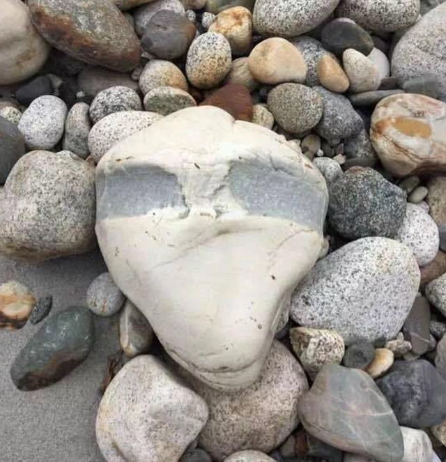 男子河边游玩发现奇石，打开后里面的东西让人大吃一惊！